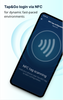 Tap and Go login via NFC for fast-paced environments: NFC tag scanning in Hideez Authenticator