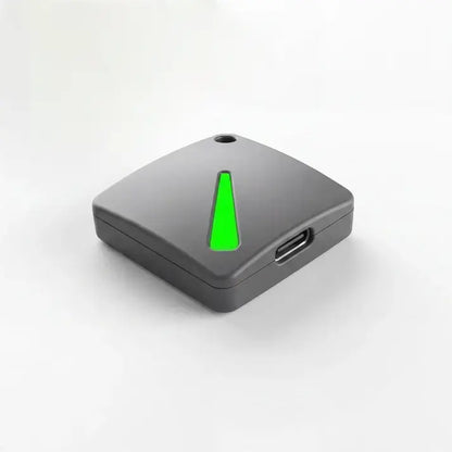 Hideez Key 5 FIDO2 security key with USB-C port and green LED indicator